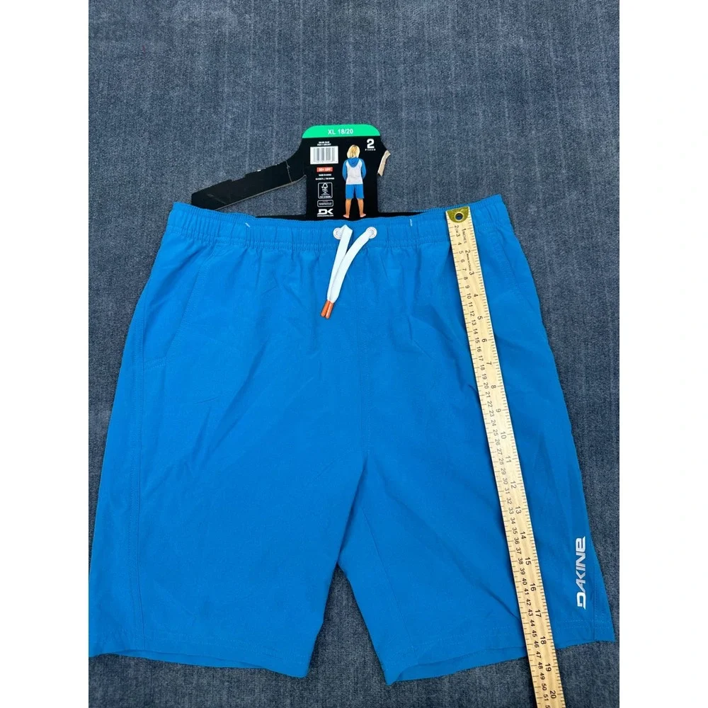 Dakine Kids Blue Swim Trunks XL 18/20‎ Quick Dry 30+ UPF Stretch Board Shorts